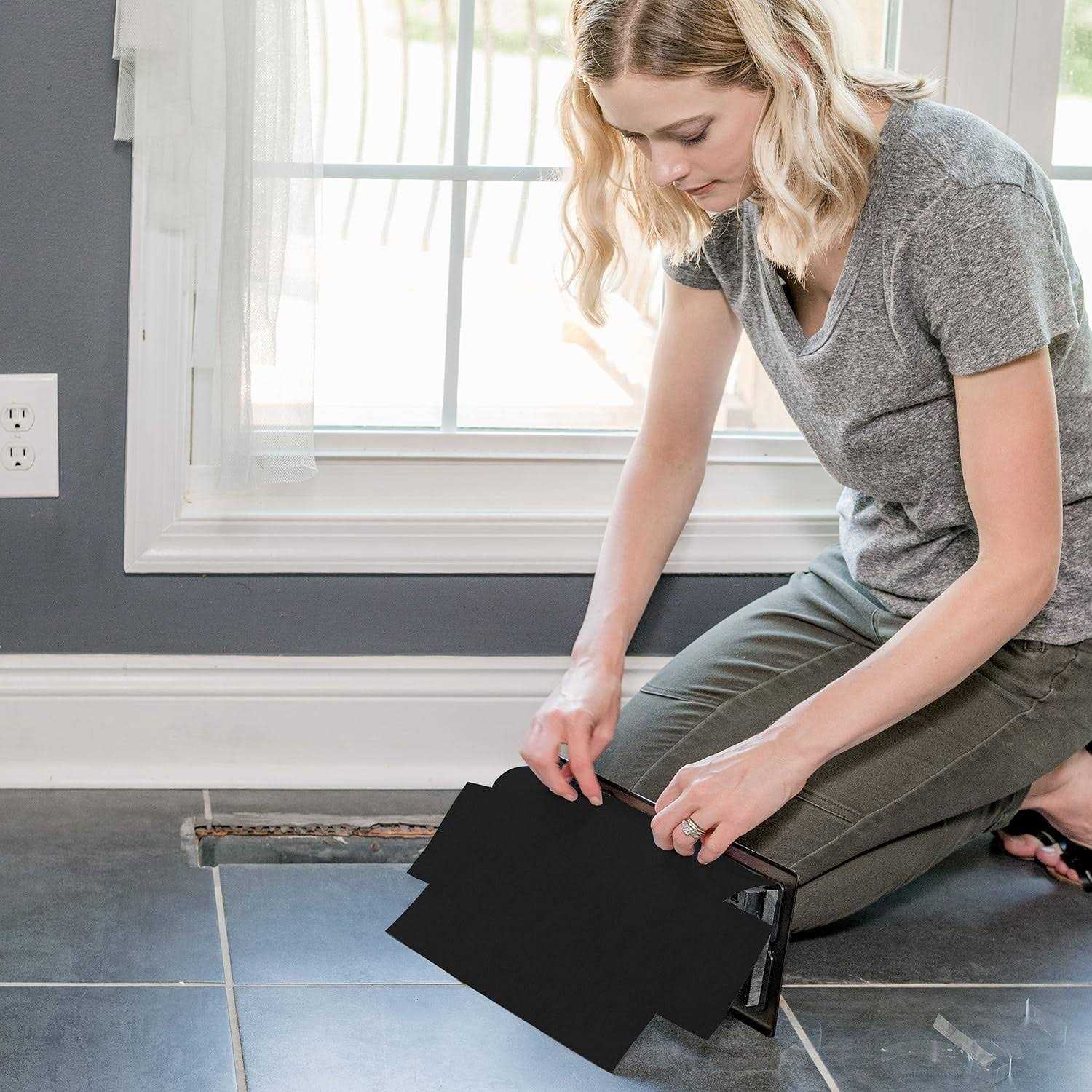 Vent Assist Floor Register Trap and Air Filter 4 x - Image 3