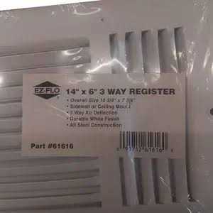 Ez-flo 14 in. x 6 in. 3-Way Steel Wall/Ceiling Register - Image 5