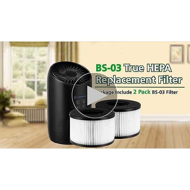 Bs-03 True Hepa Replacement Filter Bs-03 Partu And Slevoo Hepa Air Purifier - Image 3