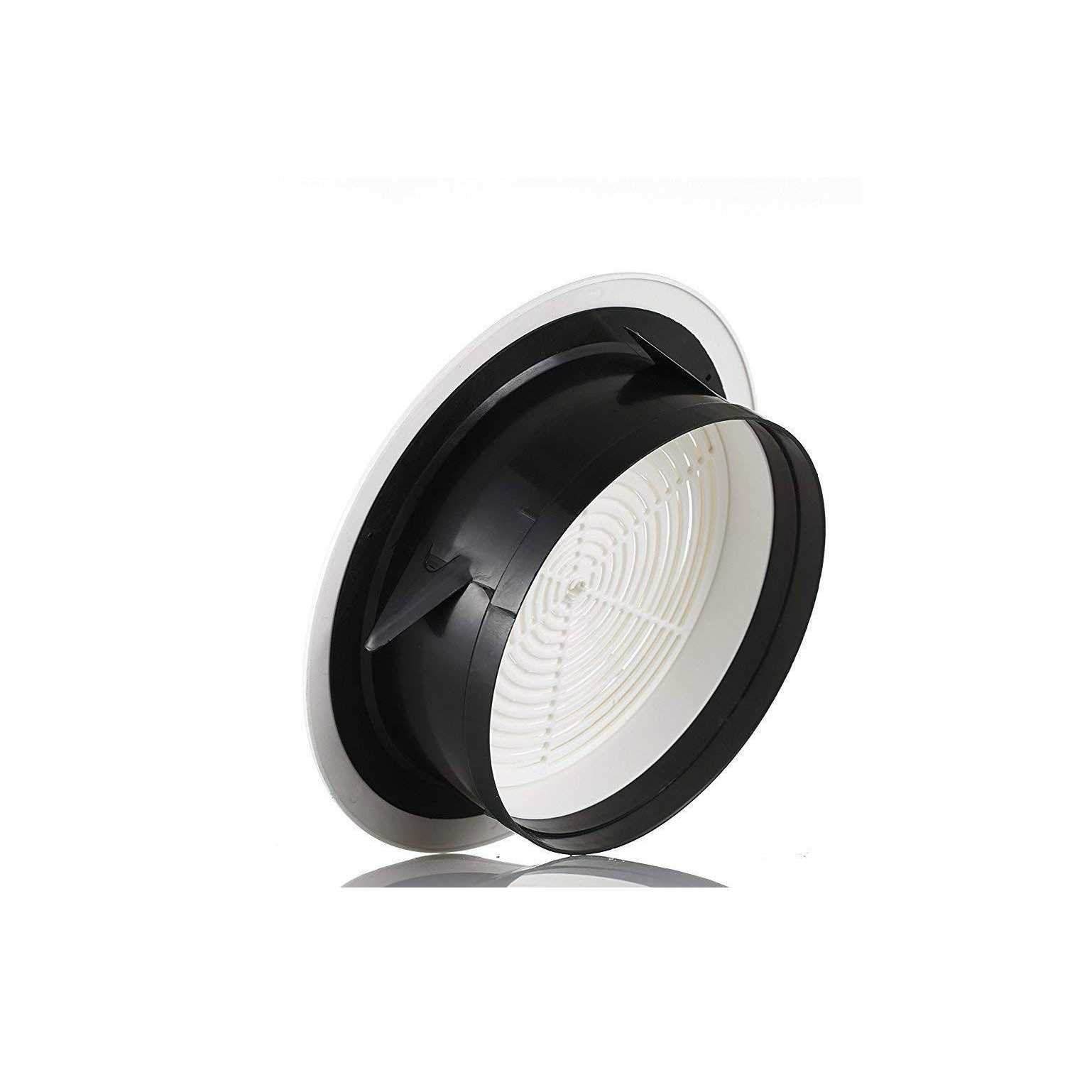 HG Power Round Air Vent ABS Louver White Grille Cover Adjustable Exhaust Vent Fit for Bathroom Office Kitchen Ventilation - Image 3