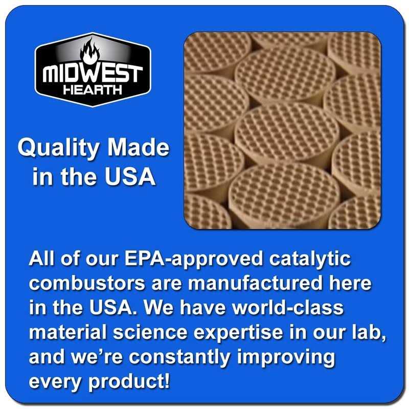 Midwest Hearth Wood Stove Catalytic Combustor Replacement Catalyst Vermont Castings Defiant and Encore Flexburn - Image 5