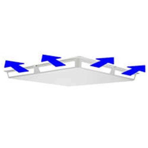 Elima-Draft Commercial 45 Magnetic Diffuser Cover 24 x 24 ELMDFTCOM45DEF4257 - Image 3