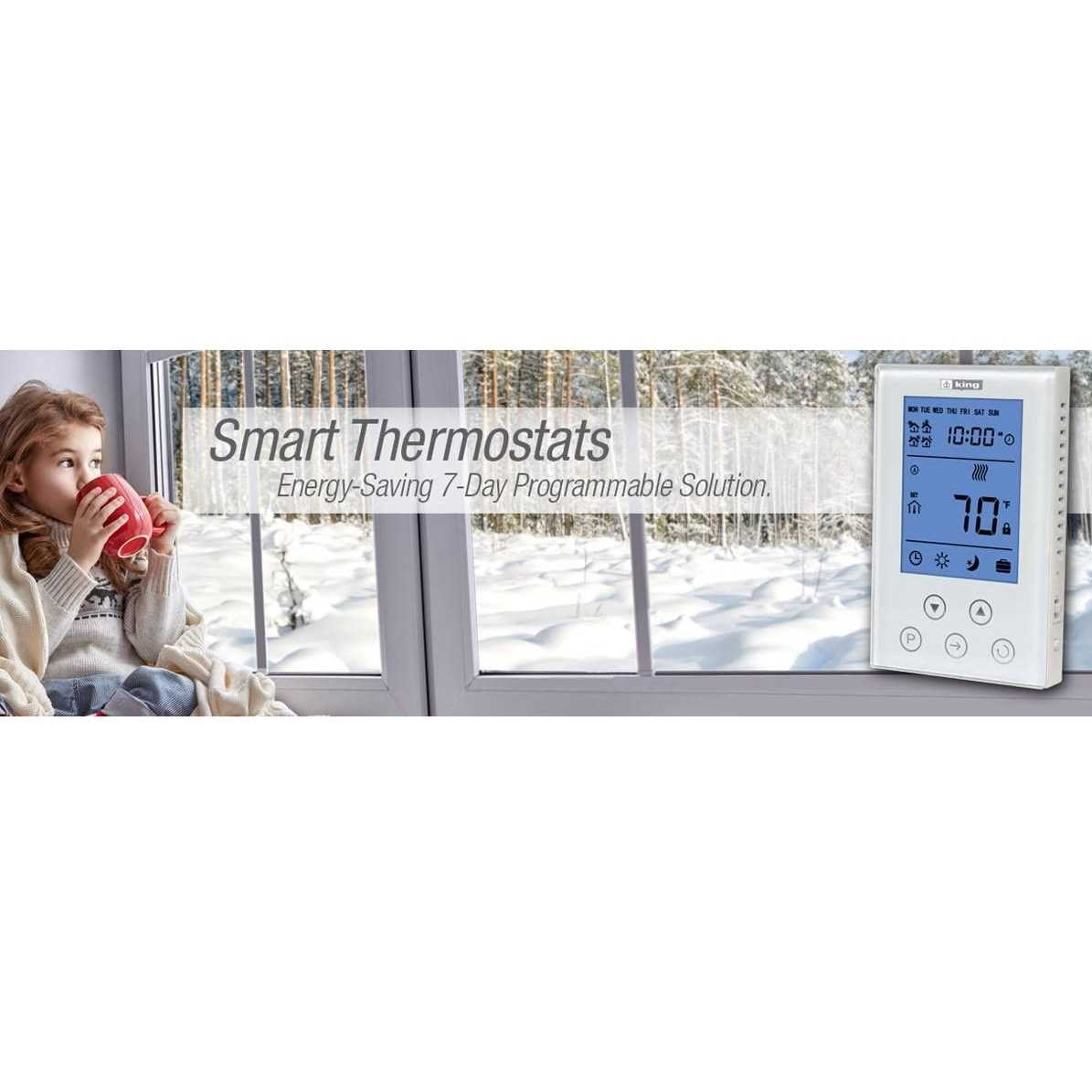 King Electric K302PE Programmable Thermostat - Image 3