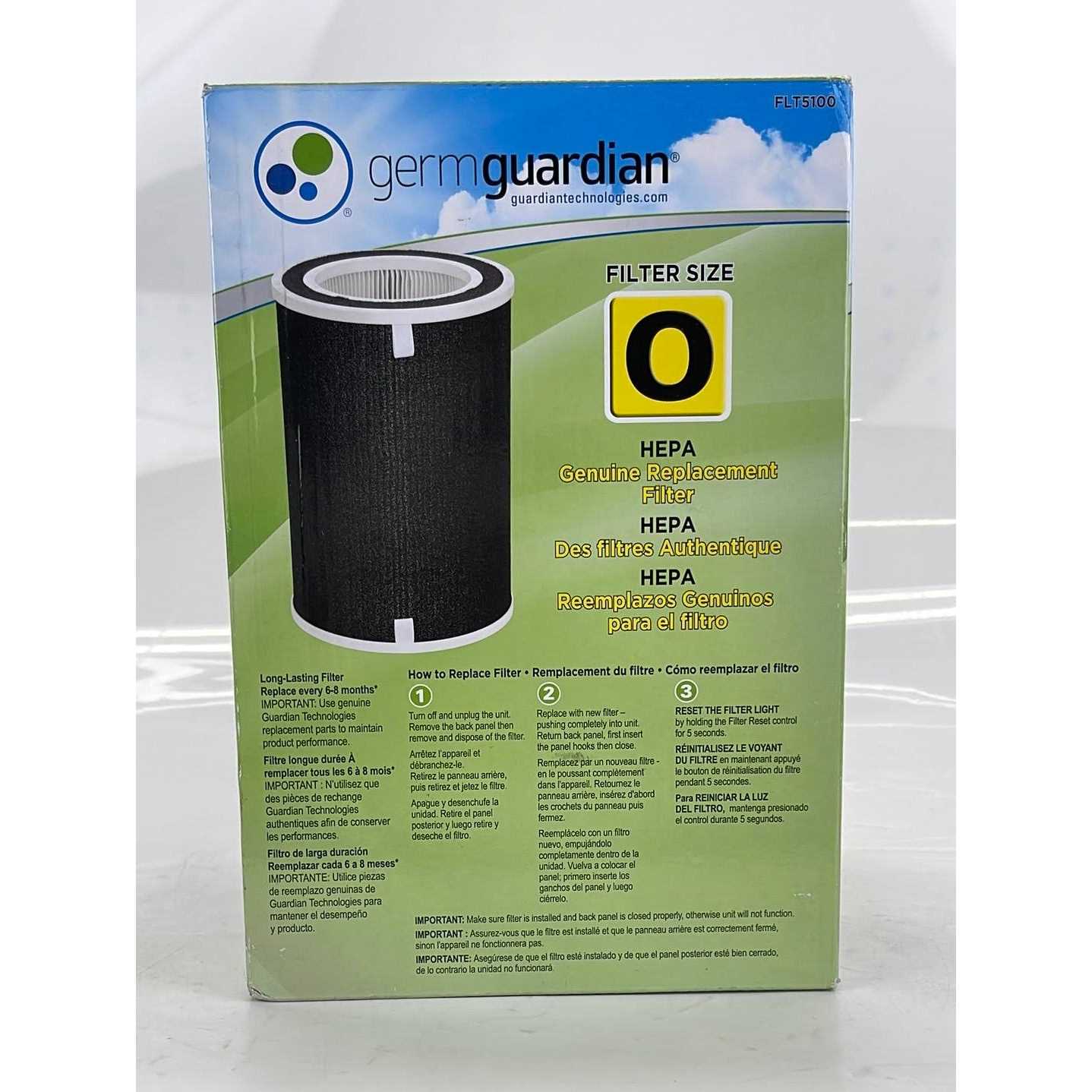 Germguardian HEPA Replacement Filter FLT5100 - Image 3