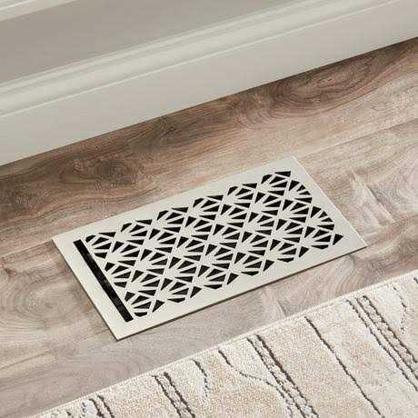 Signature Hardware Beelman Brass Floor/Wall Register - Image 4