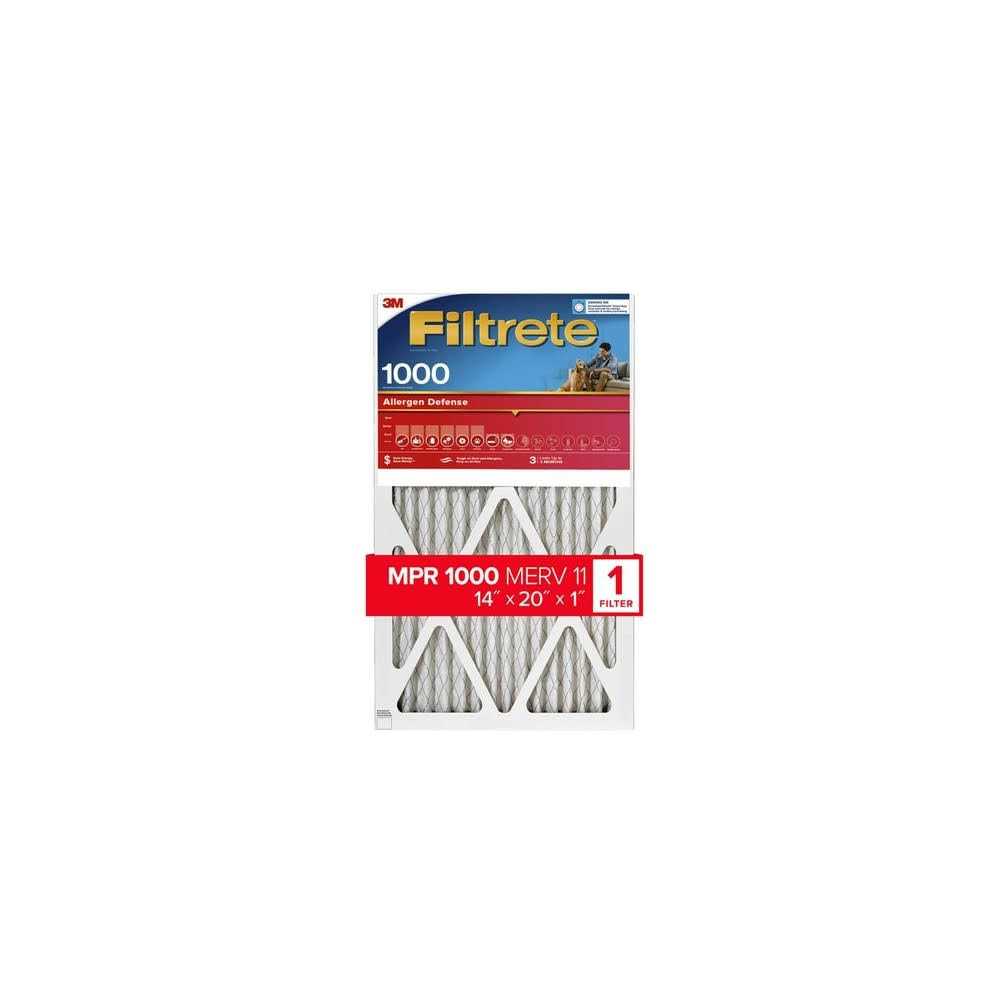 Filtrete 14x20x1 MPR 1000 Micro Allergen Defense AC Furnace Air Filter - Image 5