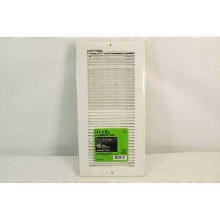 Everbilt 6 in. 2-Way Steel Baseboard Register in White - Image 5