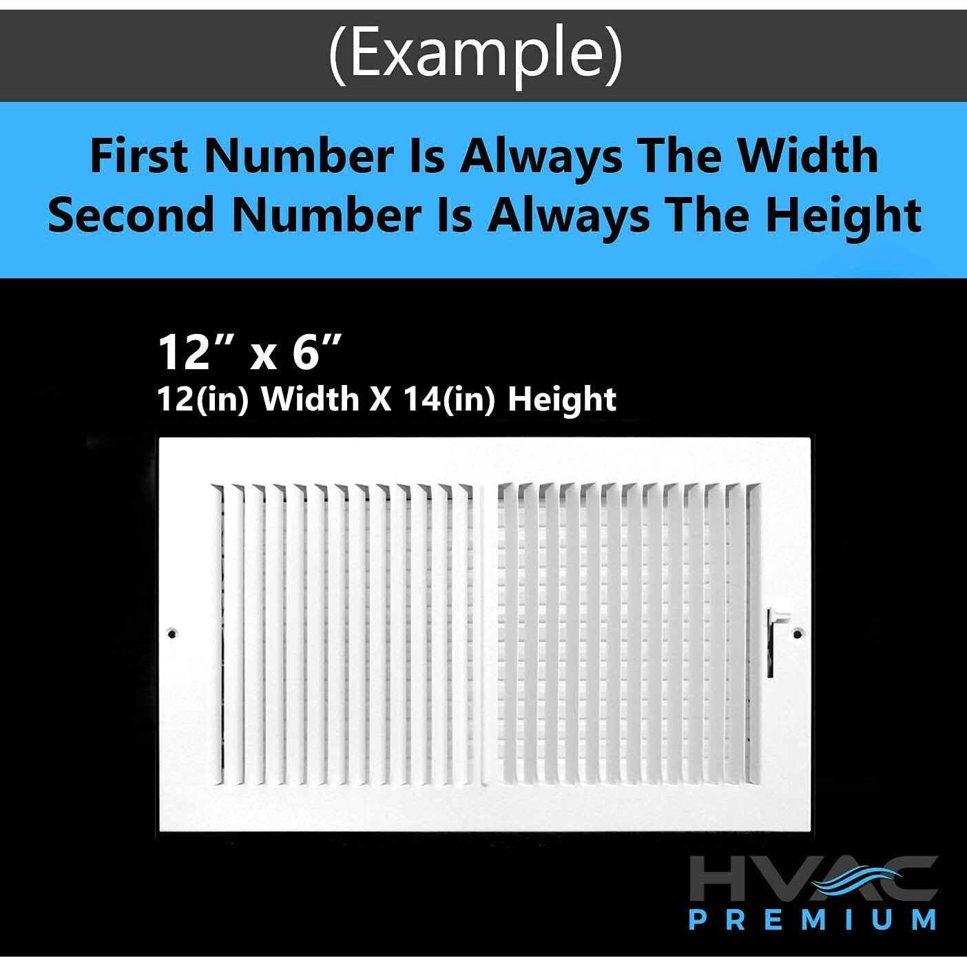 HVAC Premium Aluminum Curved Blade Adjustable Air Supply HVAC Diffuser - Image 4