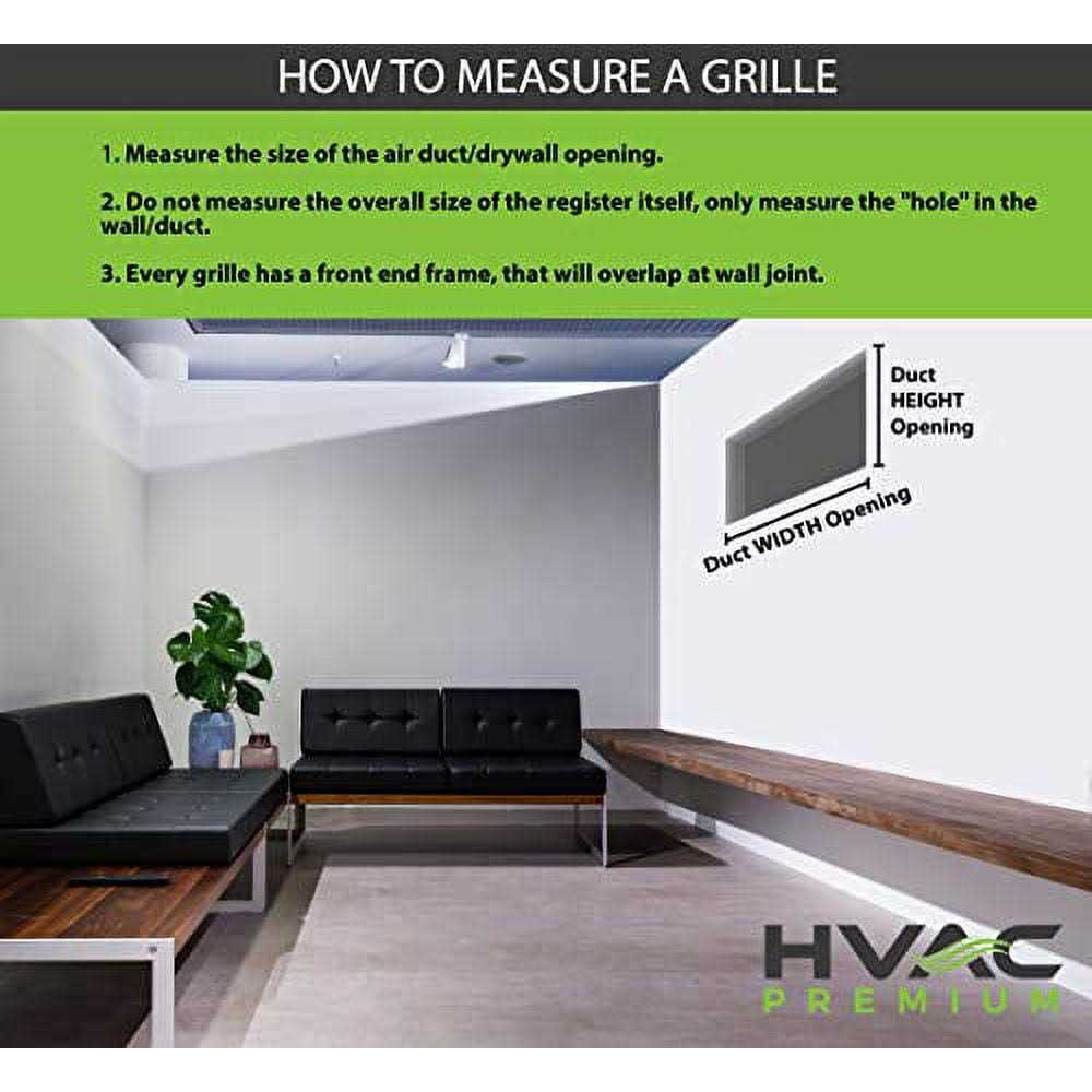 HVAC Premium Aluminum Curved Blade Adjustable Air Supply HVAC Diffuser - Image 4