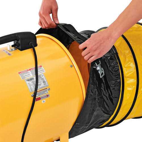 Global Industrial Flame Retardant Flexible Duct For 16 Fan 292596 - Image 3