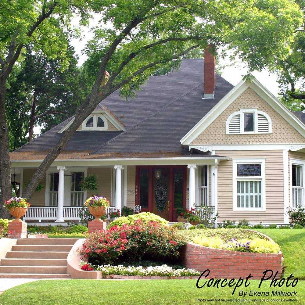 Ekena Millwork Triangle Surface Mount PVC Gable Vent Pitch - Image 5