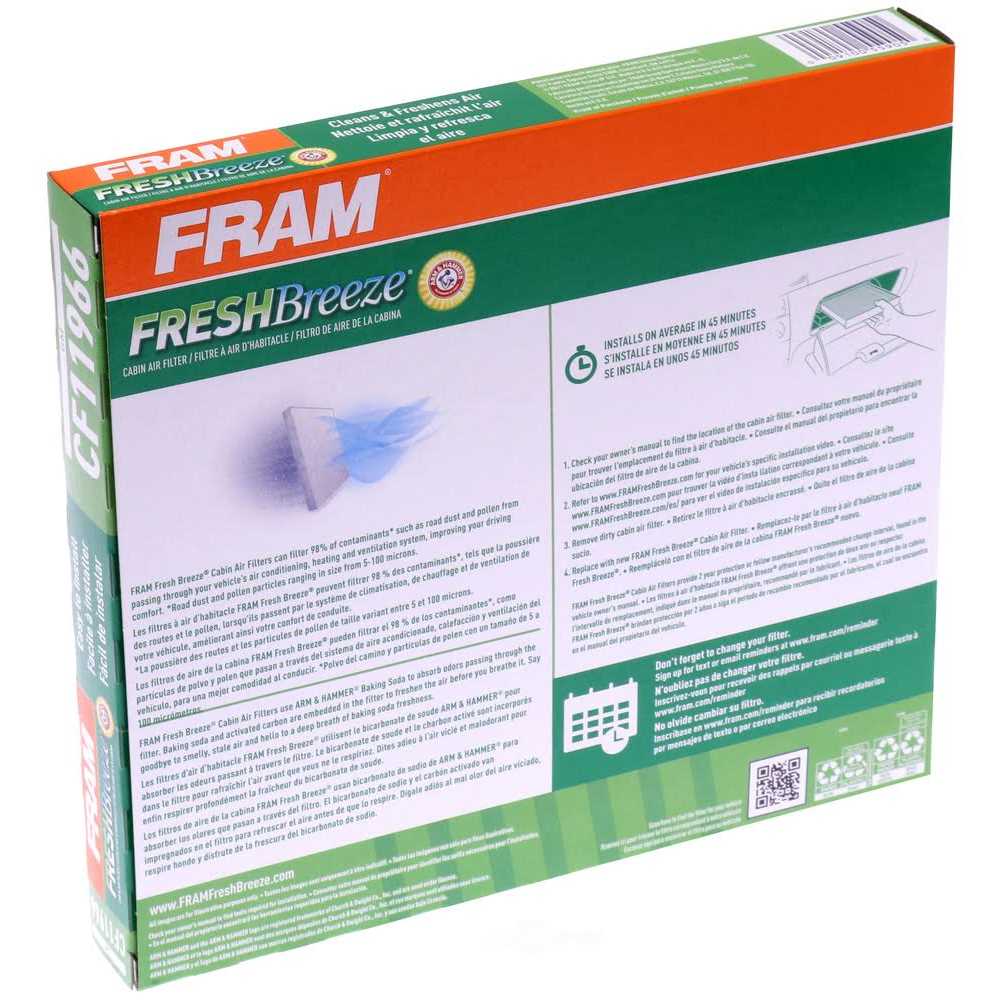 Fram CF11966 Fresh Breeze Cabin Air Filter - Image 5