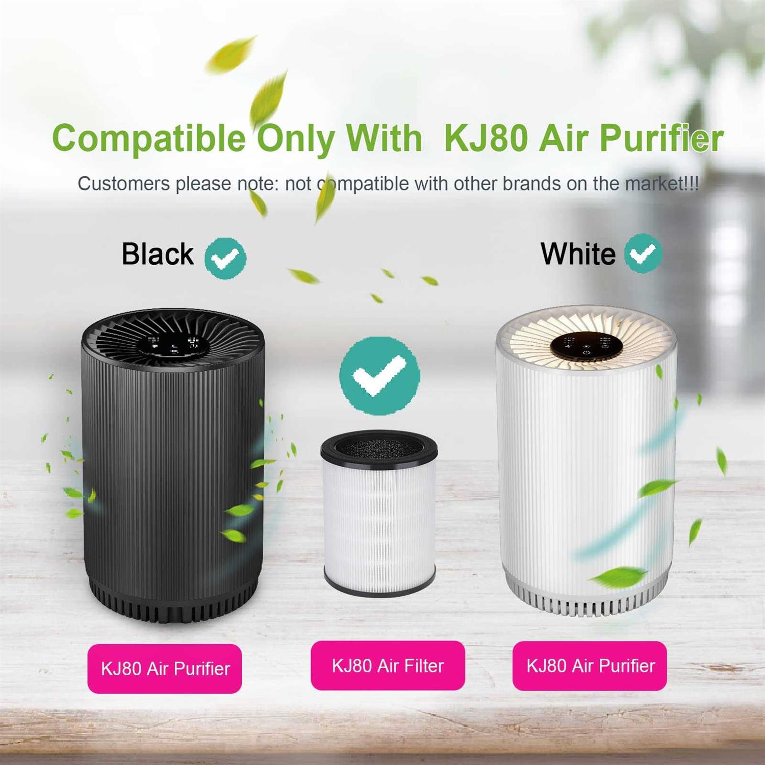 KJ80 Replacement Filter Compatible with Druiap KJ80 Air Purifier/Muliap KJ80 Air Purifier AF3080 - Image 3
