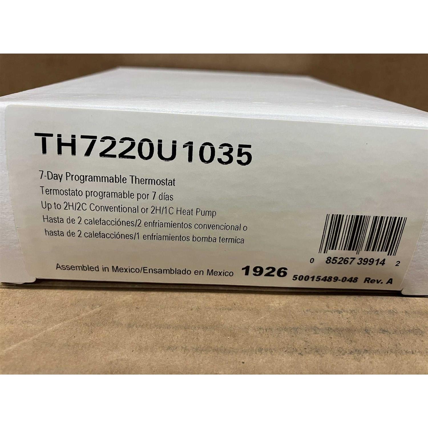 Honeywell Home TH7220U1035 7-Day Touchscreen Programmable Thermostat with Automatic/Manual Changeover - Image 3