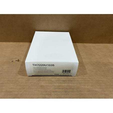 Honeywell Home TH7220U1035 7-Day Touchscreen Programmable Thermostat with Automatic/Manual Changeover - Image 5