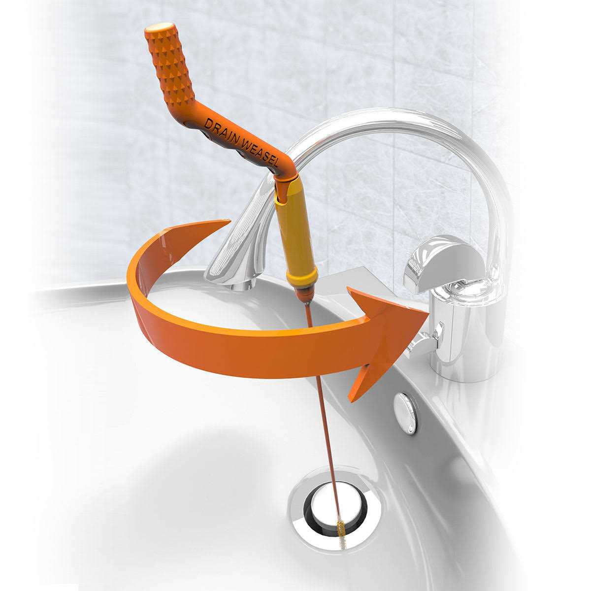 Flexisnake Drain Weasel Sink Snake Cleaner - Image 5