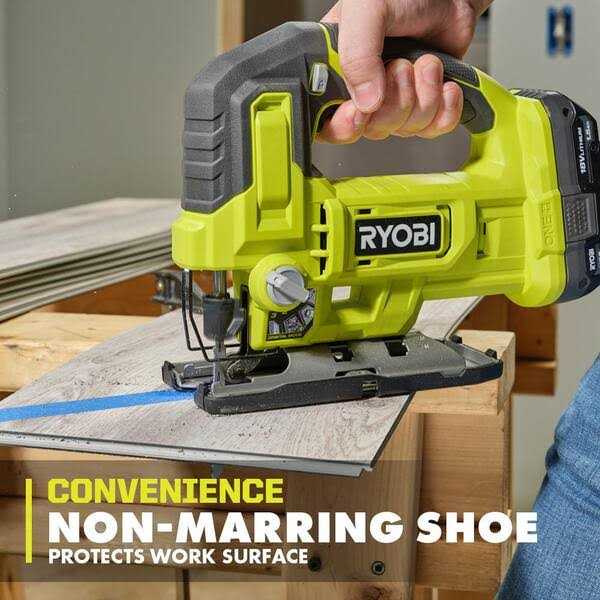 Ryobi ONE+ 18V Cordless 2-Tool Combo Kit with 7-1/4 in. Compound Miter Saw and Jig Saw - Image 4