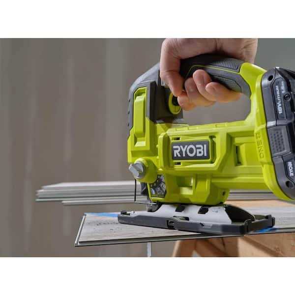Ryobi ONE+ 18V Cordless 2-Tool Combo Kit with 7-1/4 in. Compound Miter Saw and Jig Saw - Image 5