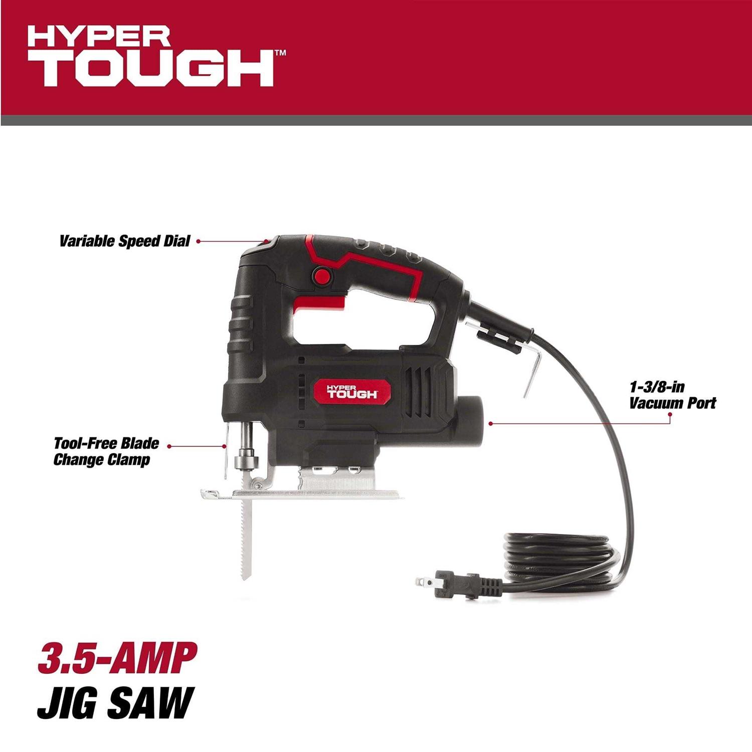 Hyper Tough 3.5-Amp Corded Jig Saw TD35JS - Image 5