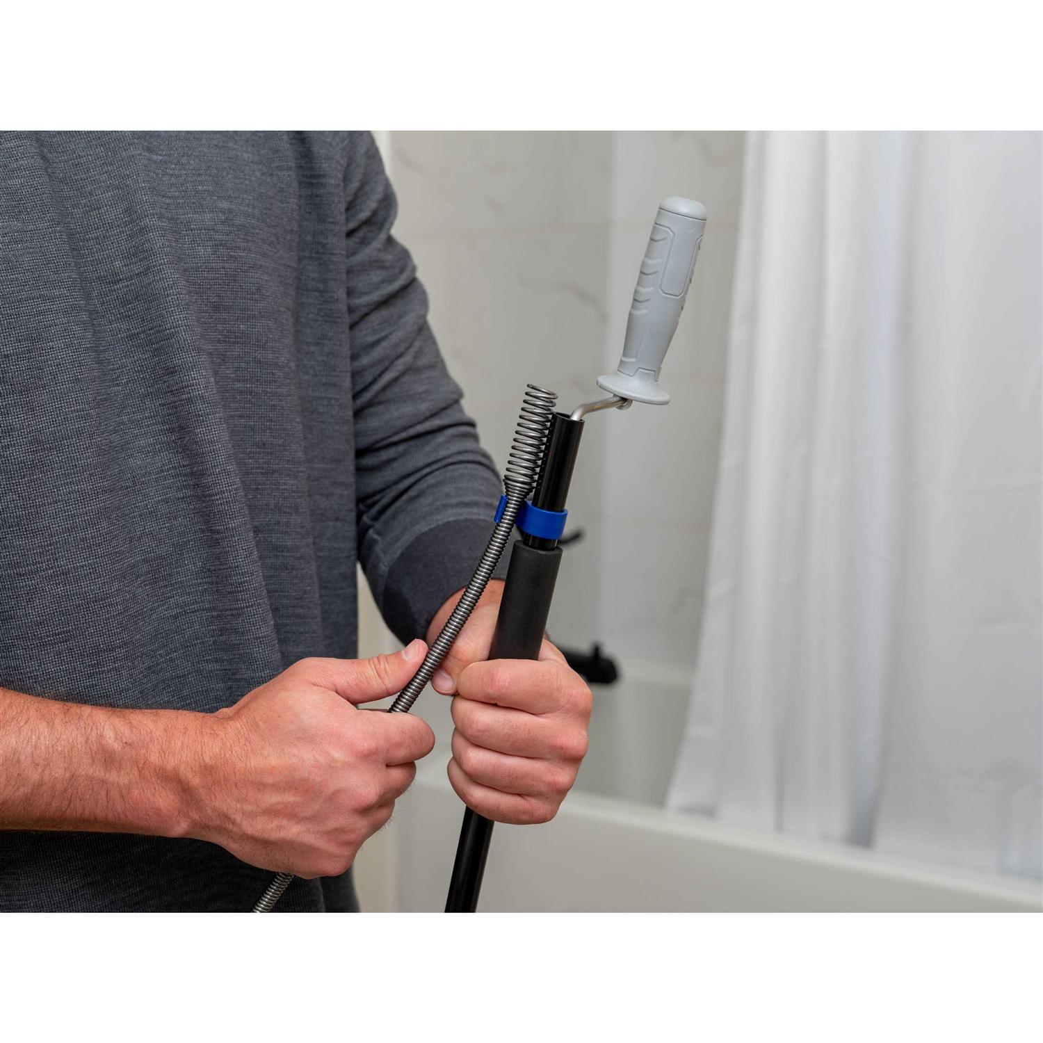 Project Source 3/8-in x 3-ft High Carbon Wire Hand Auger for Toilet - Image 3