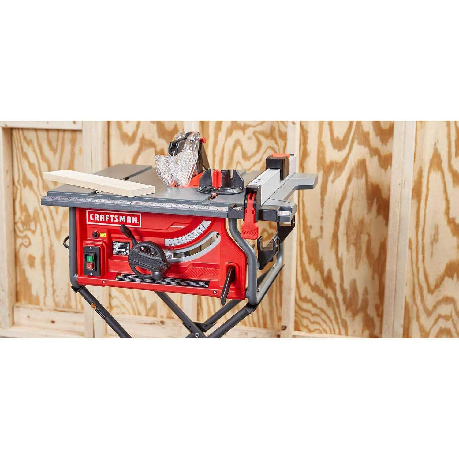 CRAFTSMAN 10-in Carbide-tipped Blade 15-Amp Table Saw - Image 5