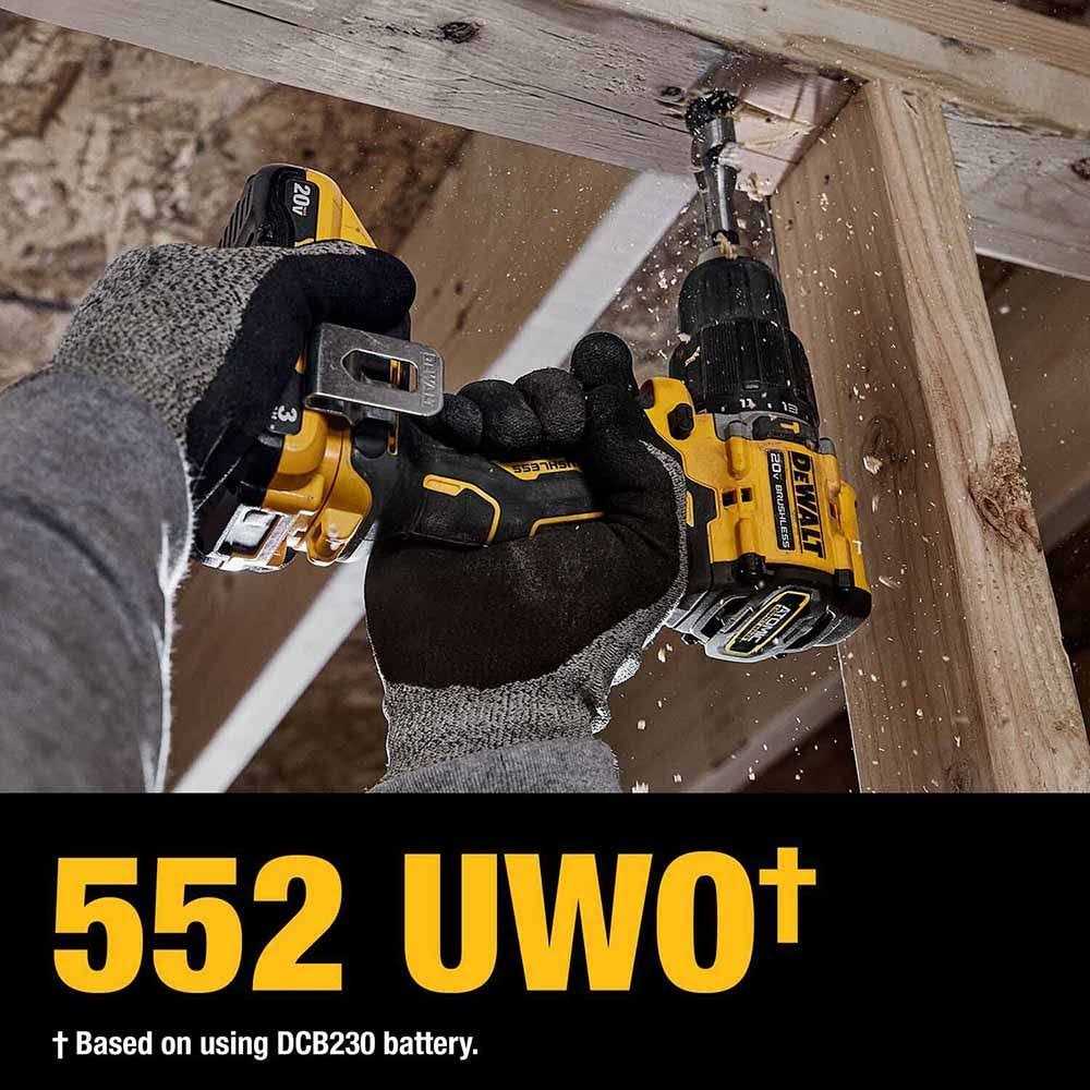 DEWALT DCD799L1 ATOMIC Compact SERIES 20V MAX Brushless Cordless 1/2 in. Hammer Drill Kit - Image 3