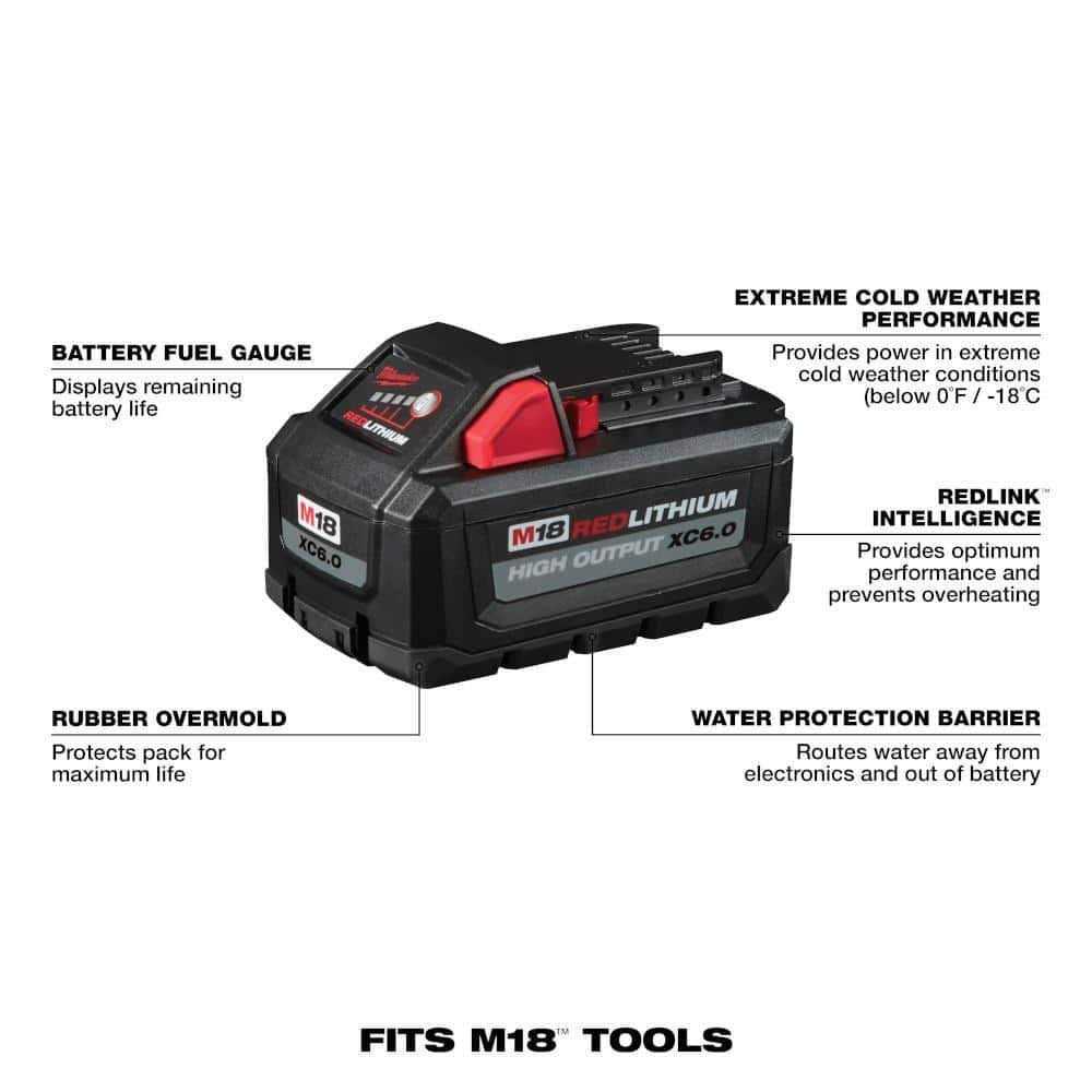 Milwaukee M18 FUEL 18-Volt Lithium-Ion Brushless Cordless 15 mm DA Polisher with 6.0 Ah High Output Battery - Image 4
