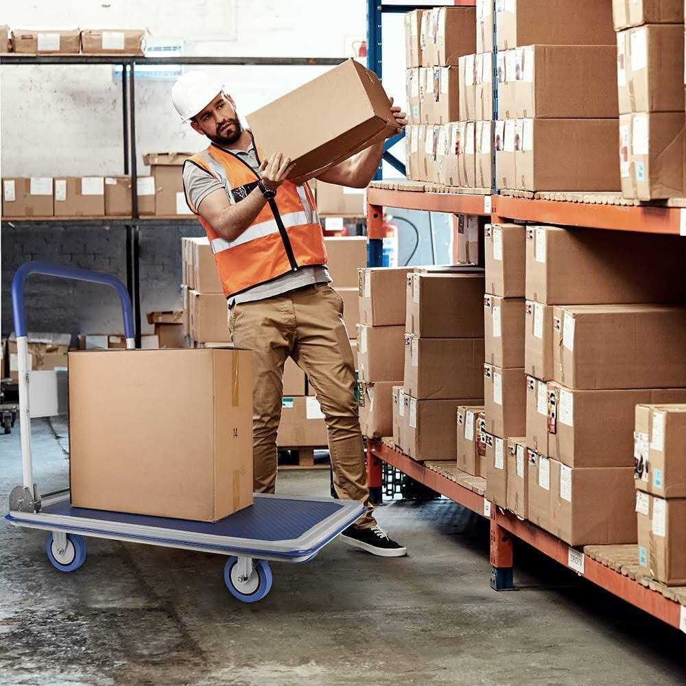 Lifetime Appliance Parts Lifetime Home Upgraded Foldable Push Cart Dolly - Image 4