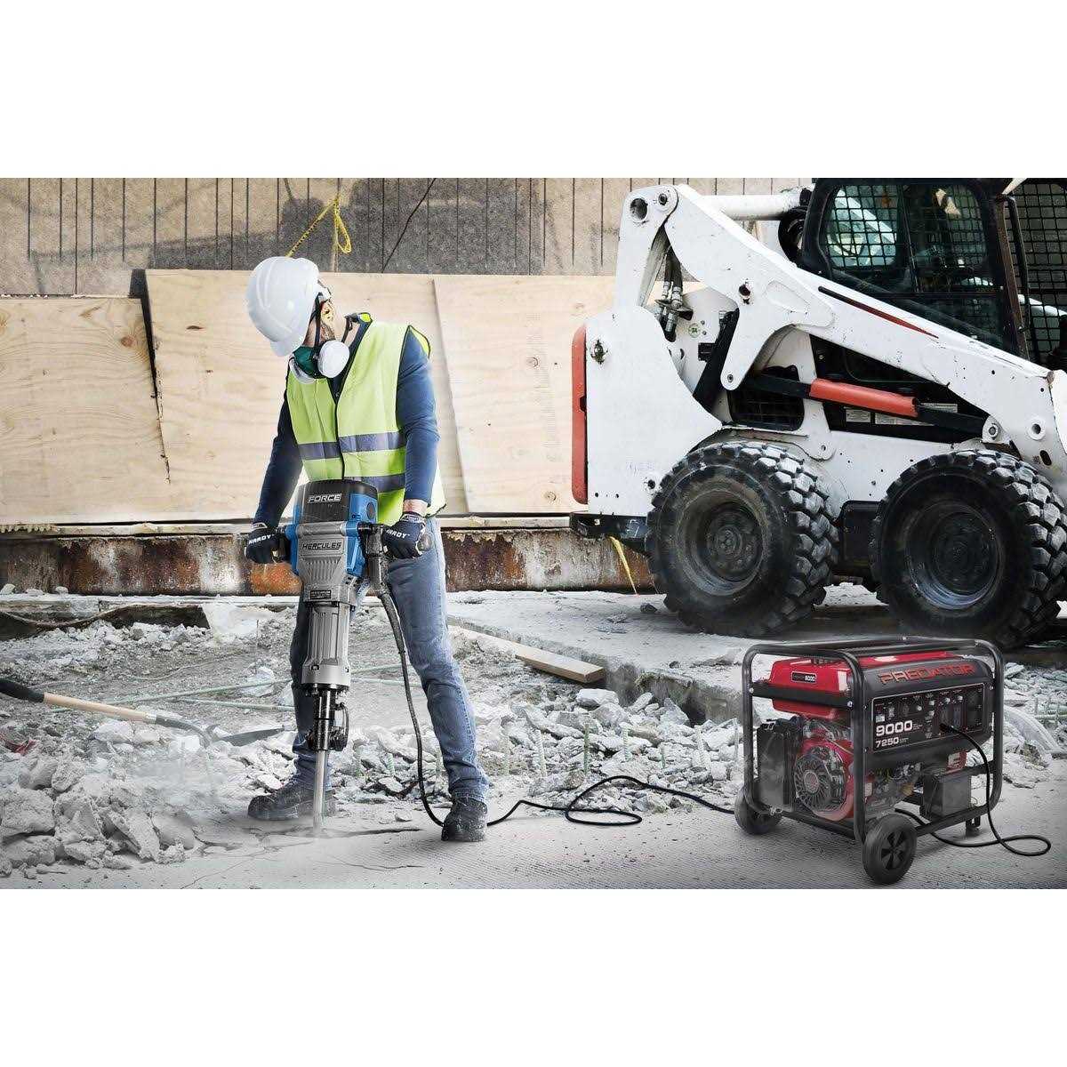 Hercules 15 Amp 66 lb. 1-1/8 in. Hex Breaker Hammer with Maximum Vibration Control - Image 5