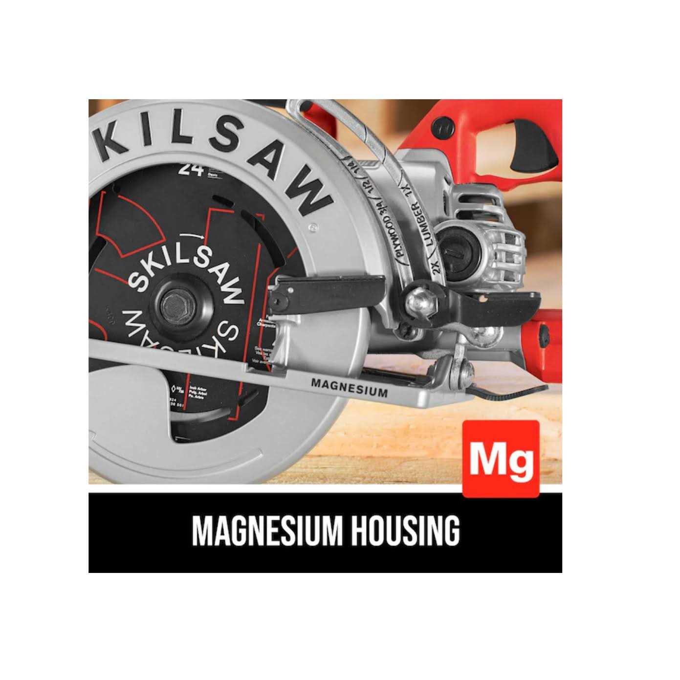 Skilsaw 15-Amp Worm Drive Circular Saw SPT77WML-01 - Image 4