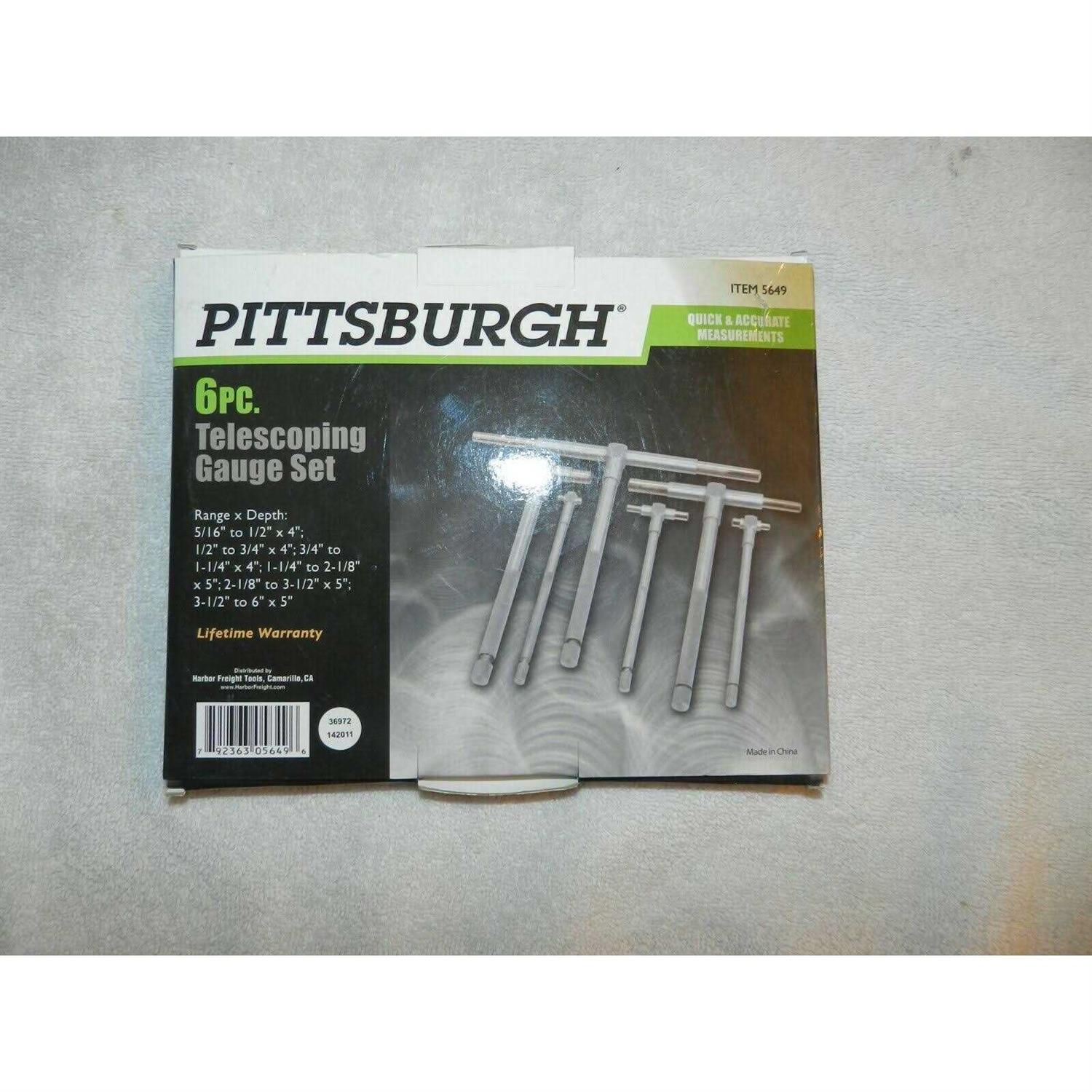 Pittsburgh Pro Telescoping Gauge Set 6 PC - Image 2