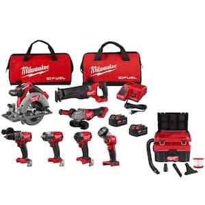 Milwaukee M18 FUEL 18-Volt Lithium-Ion Brushless Cordless Combo Kit and - Image 5