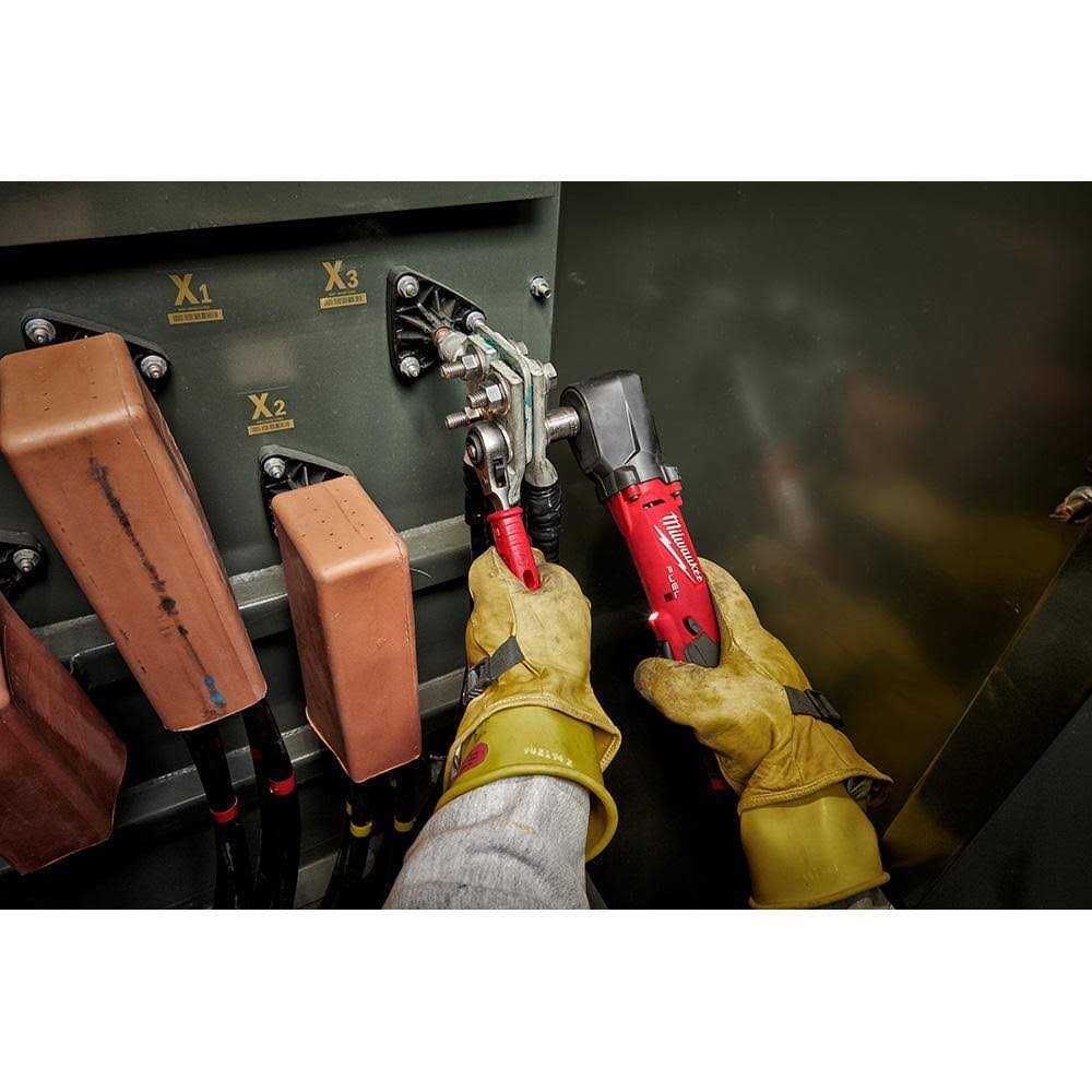 Milwaukee M12 FUEL 12V Lithium-Ion Brushless Cordless 1/2 in. Right Angle Impact Wrench Ah Battery Pack - Image 4