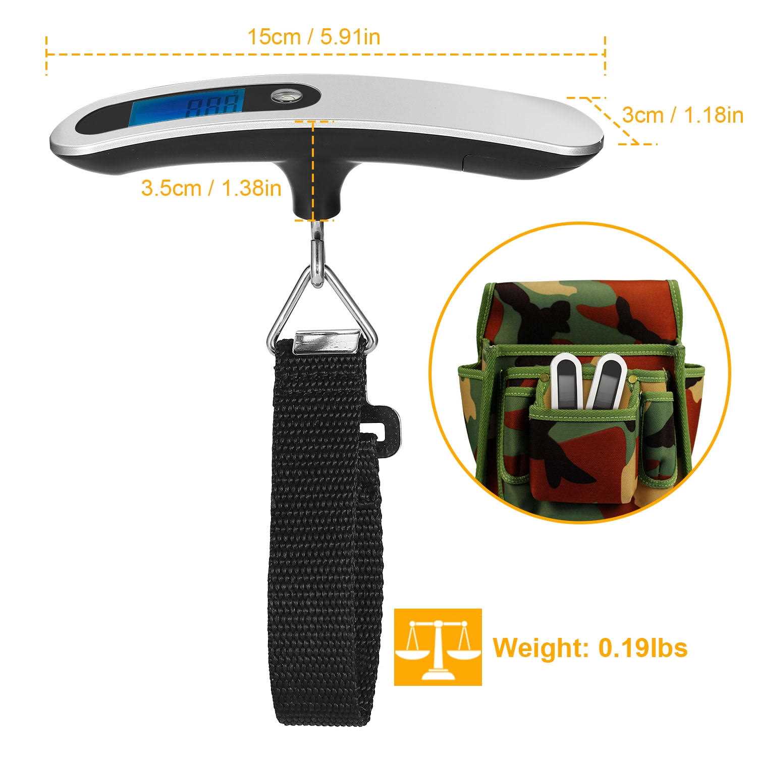 iMounTEK Portable Digital Luggage Scale - Image 3