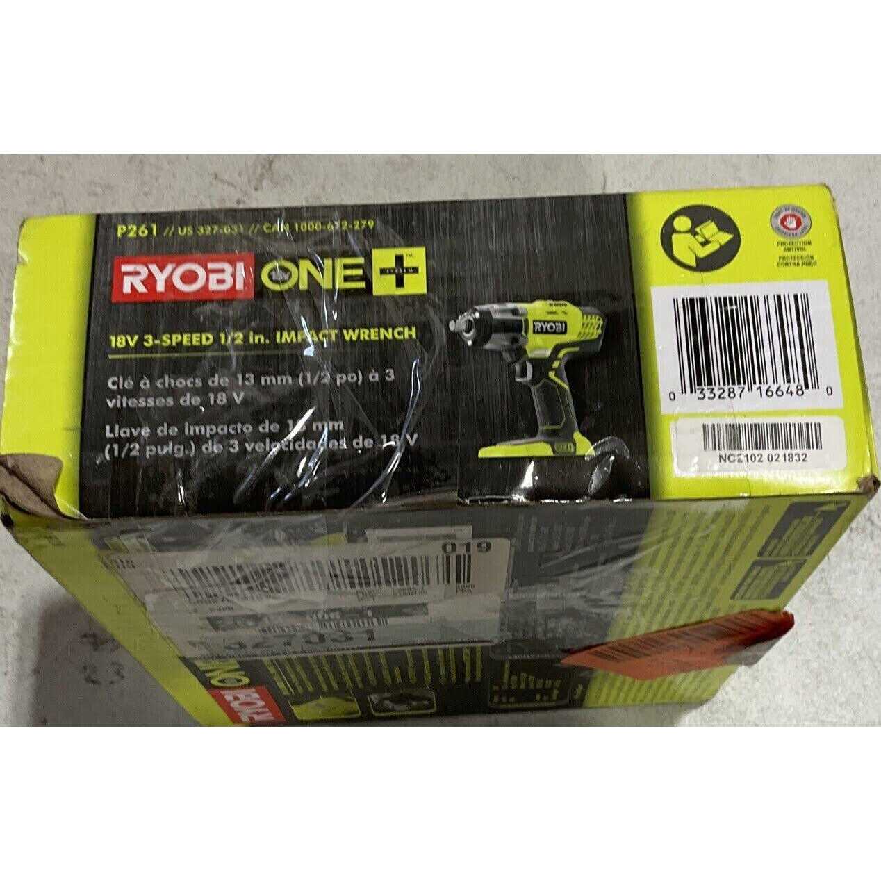 RYOBI ONE+ 18V Cordless 1/2 in. Impact Wrench Kit with 4.0 Ah Battery and Charger PCL265K1 - Image 5