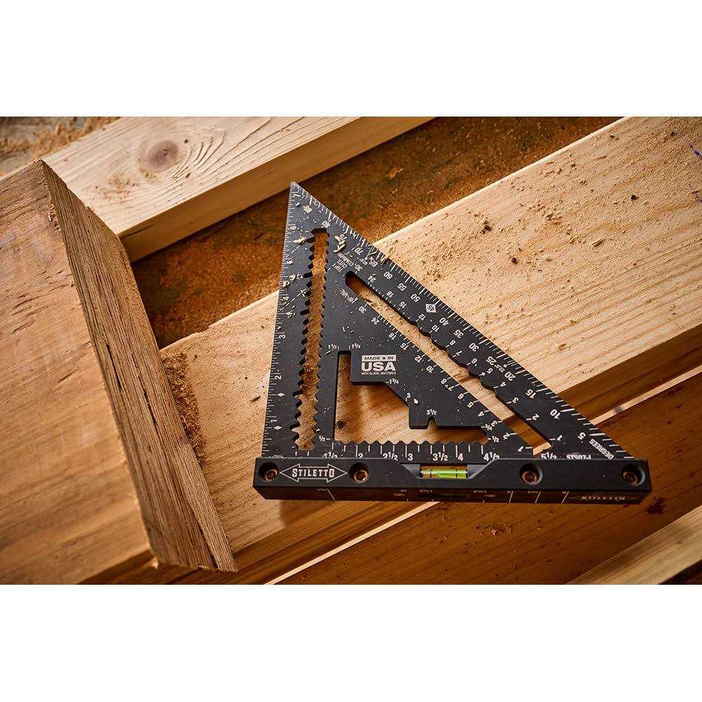 Stiletto 7 Carpenter Square with Level STSQ7-L - Image 5