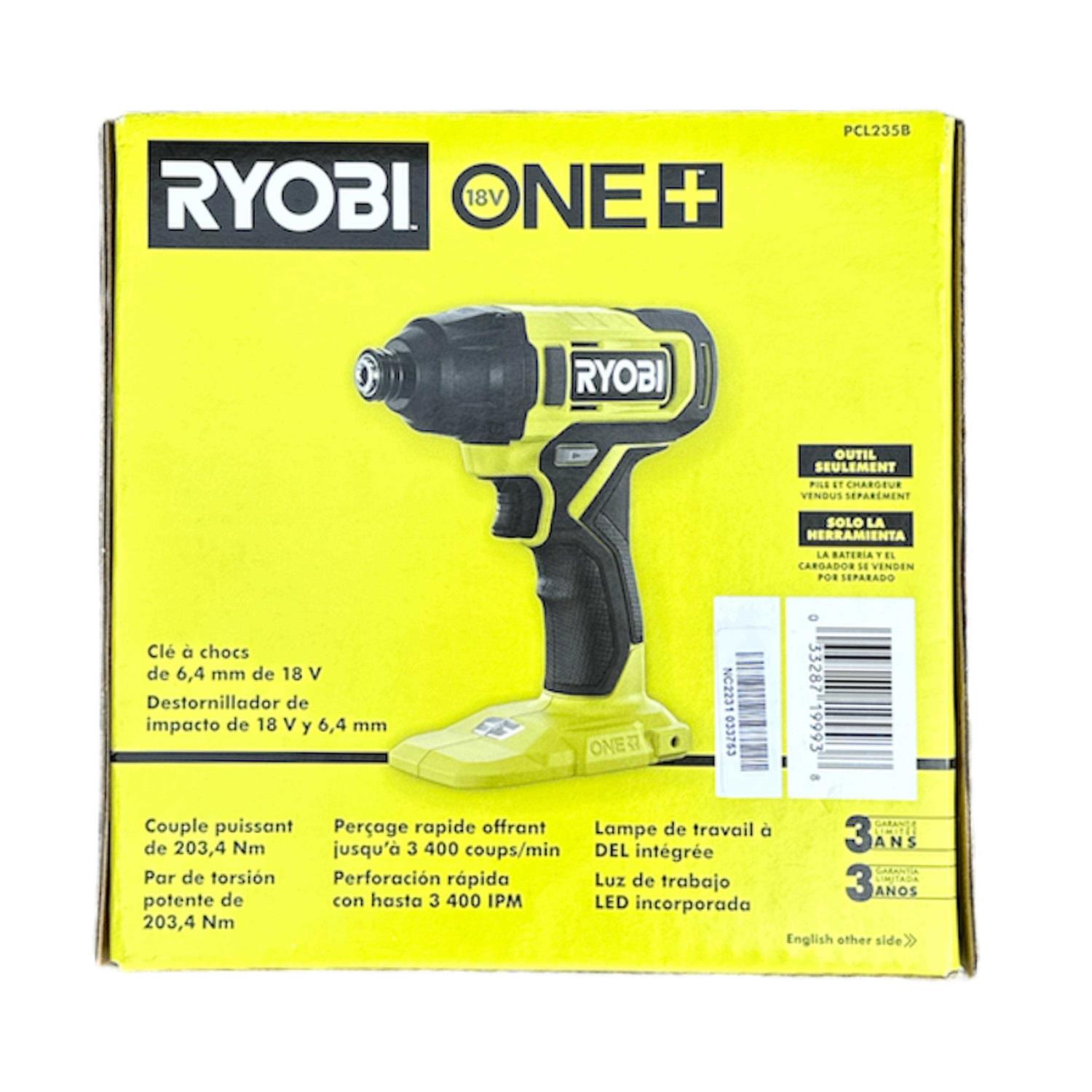 RYOBI ONE+ 18V Cordless 1/4 in Impact Driver - Image 4