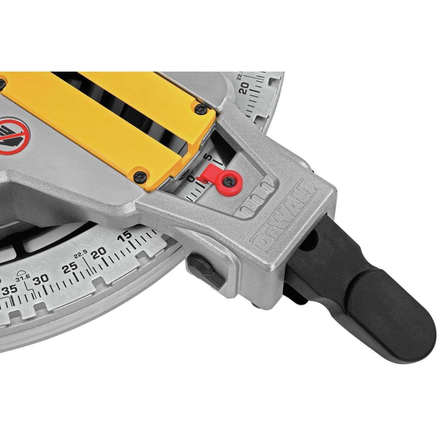 DeWalt DWS716XPS 12 inch 15 Amp Compound Double Bevel Miter Saw - Image 5