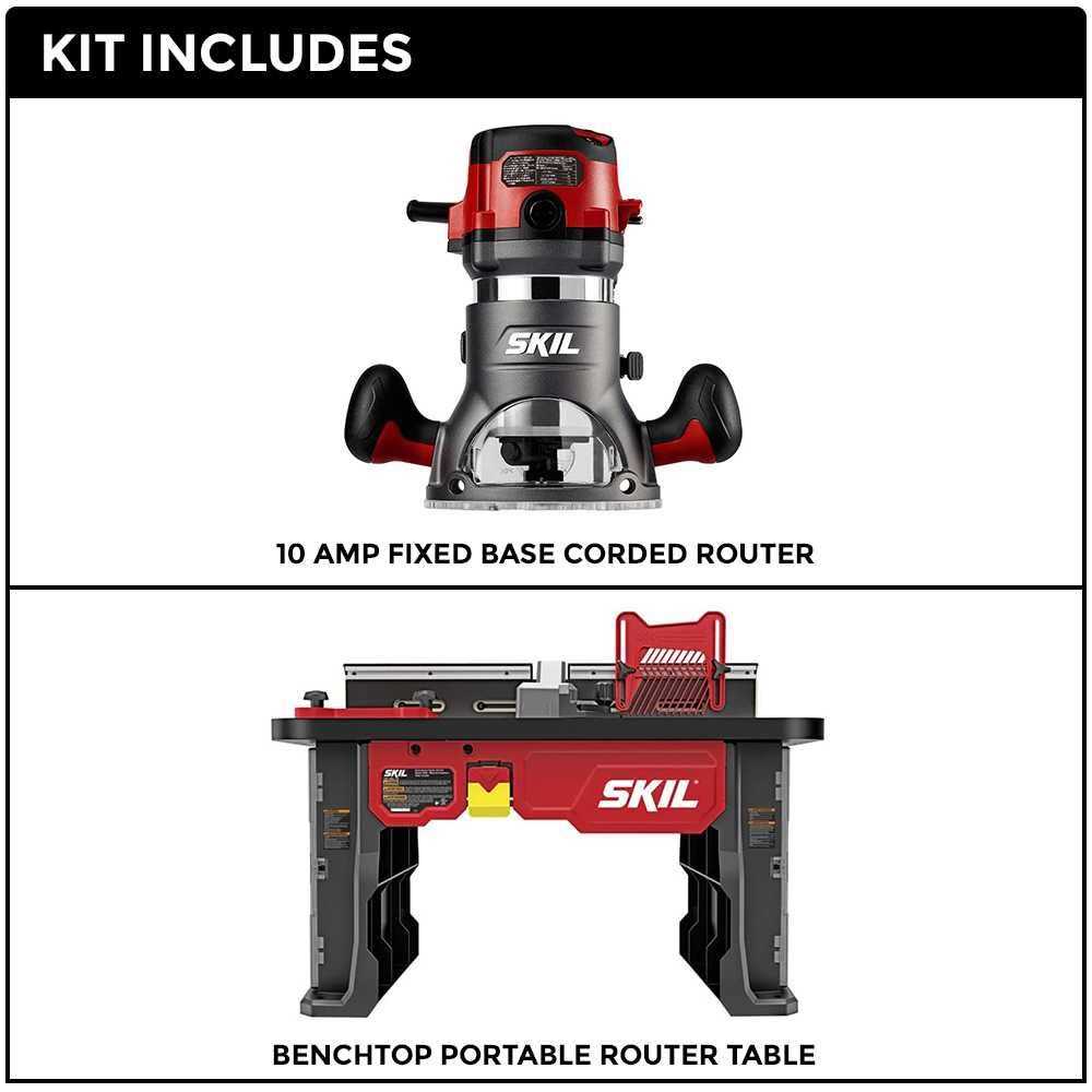 Skil Router Table and Fixed Base Router Kit - Image 5