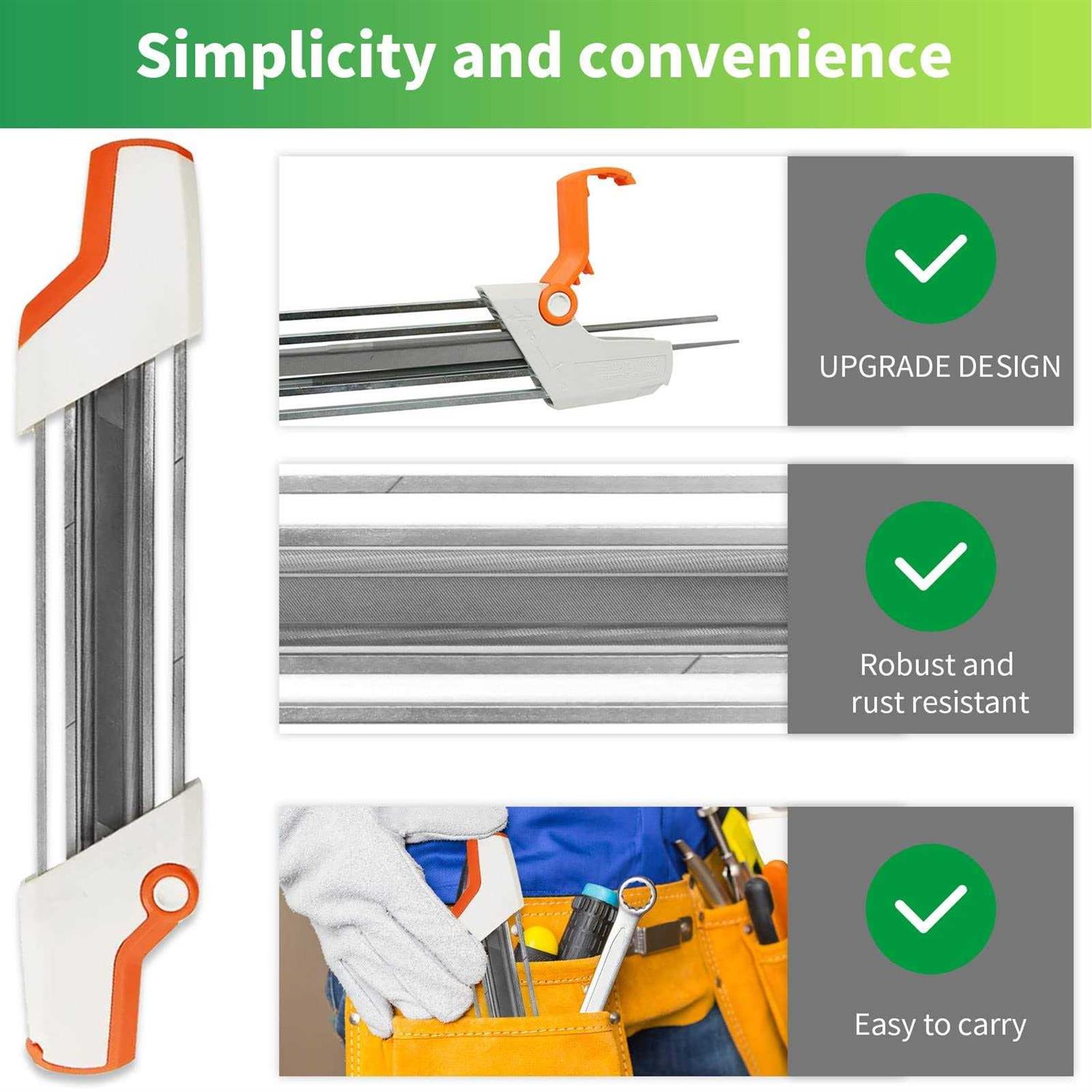 for Stihl Chainsaw Sharpener Compatible with Stihl 3/8 P Chainsaw Chain - Image 3