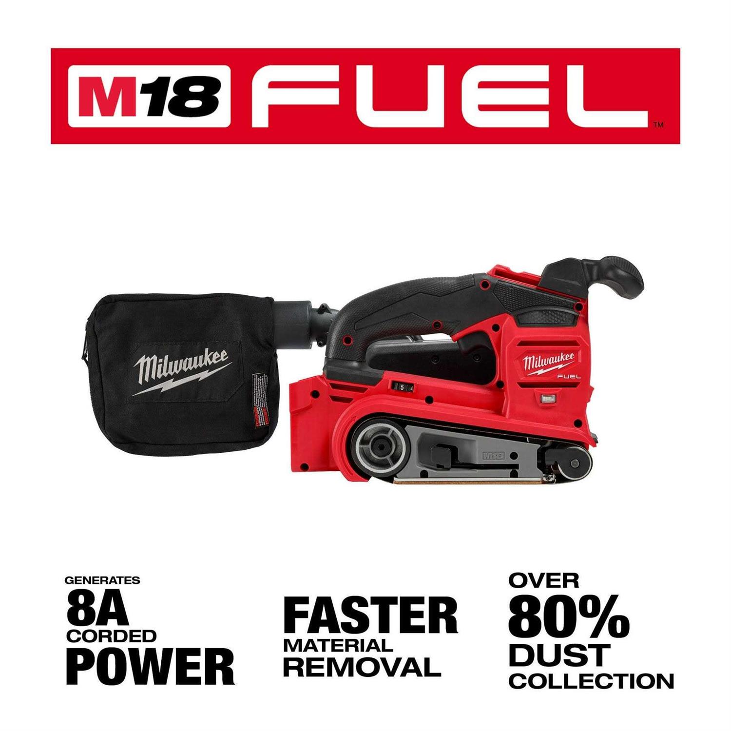 Milwaukee M18 FUEL 3x18 Belt Sander 2832-20 - Image 5