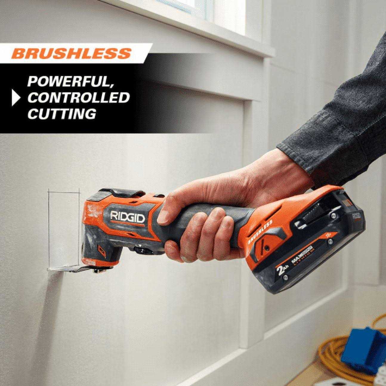 RIDGID 18V Brushless Cordless Oscillating Multi-Tool - Image 5