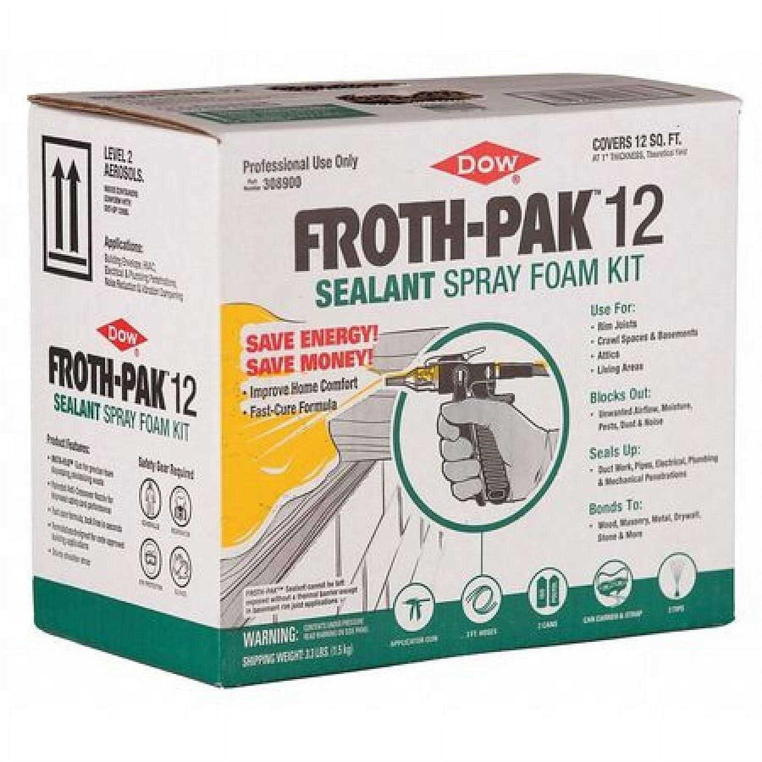Froth-Pak Foam Sealant Kit,Cream,3 lb 12030014 - Image 3