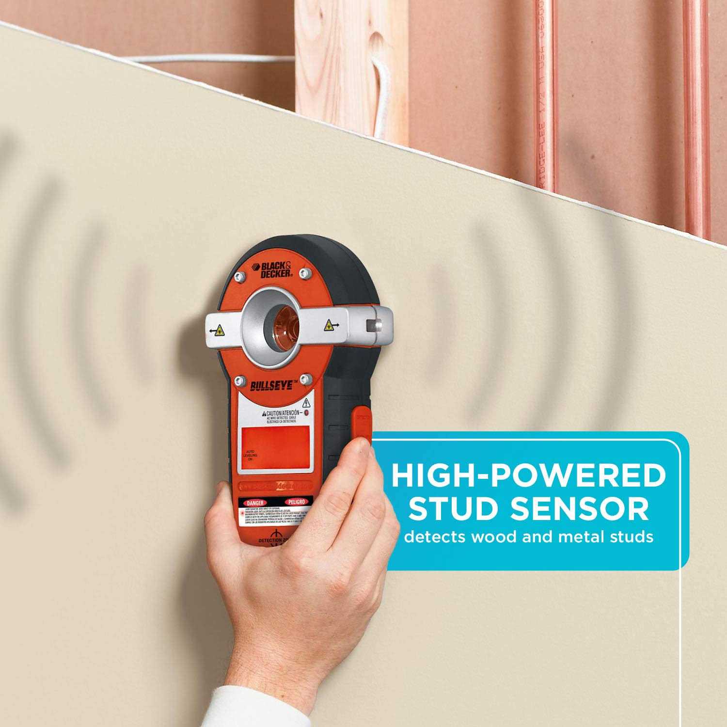 BLACK+DECKER Bullseye Auto-Leveling Laser with Stud Sensor BDL190S - Image 4