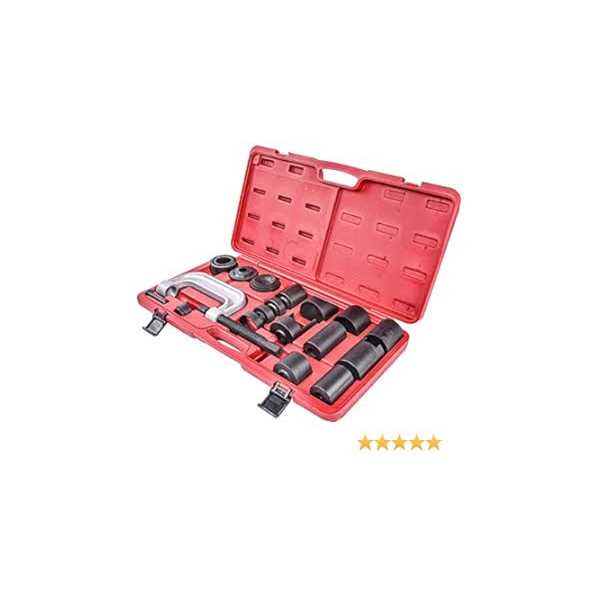 JEGS 80639 Ball Joint Service Kit 20-Piece Set Remove/Install Ball Joints & Brak - Image 5