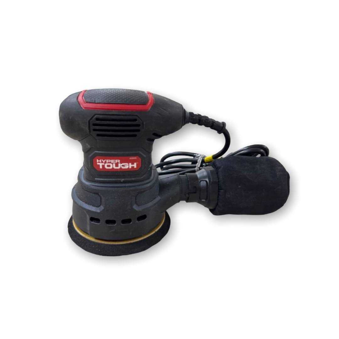 Hyper Tough 2.5 Amp Corded Orbital Sander with Dust Bag Vacuum Hose Adapter & 3 Sanding Sheets 60 80 & 120 Grit - Image 4