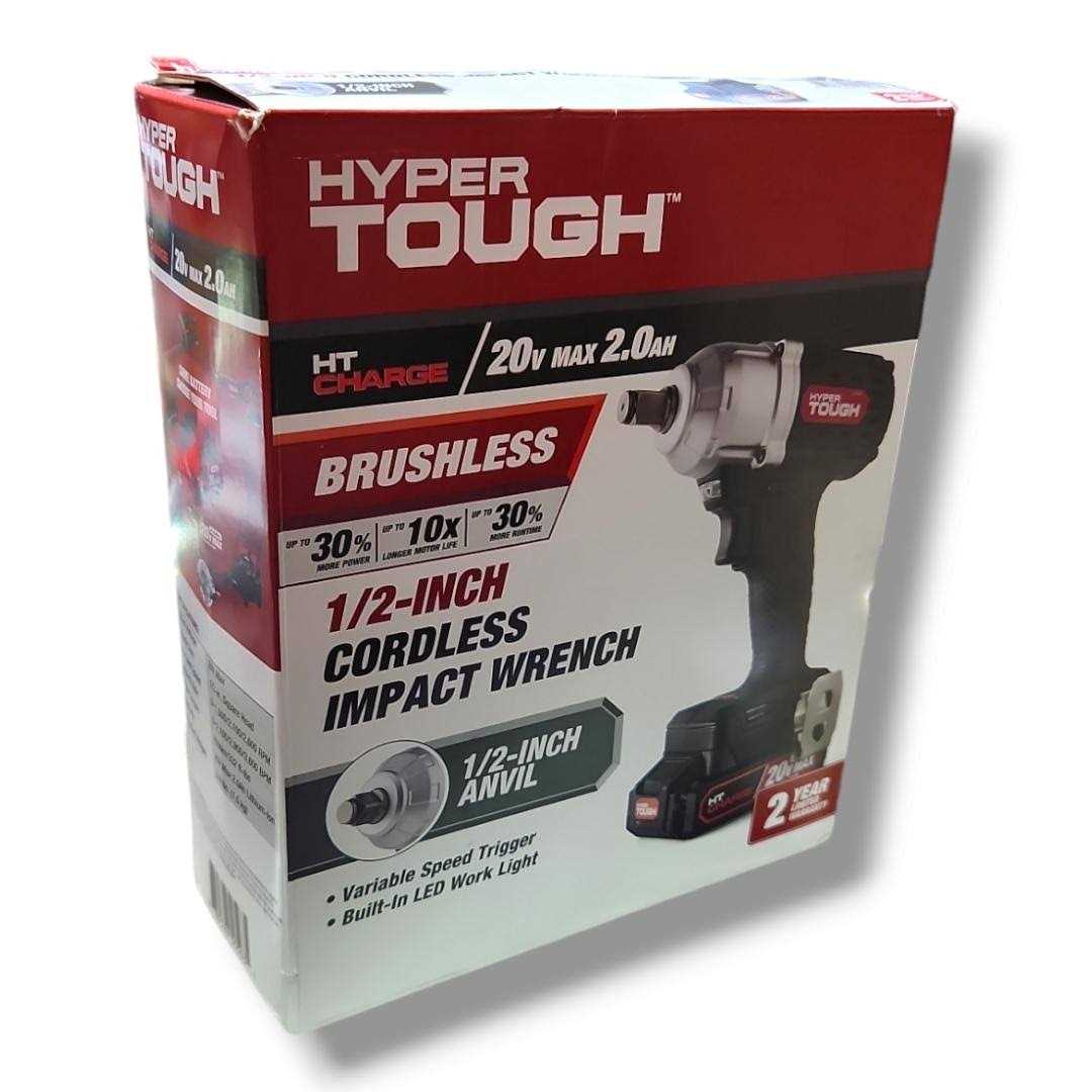 Hyper Tough Brushless 20V Max Lithium-Ion Cordless Impact Wrench 1/2 inch Anvil - Image 3