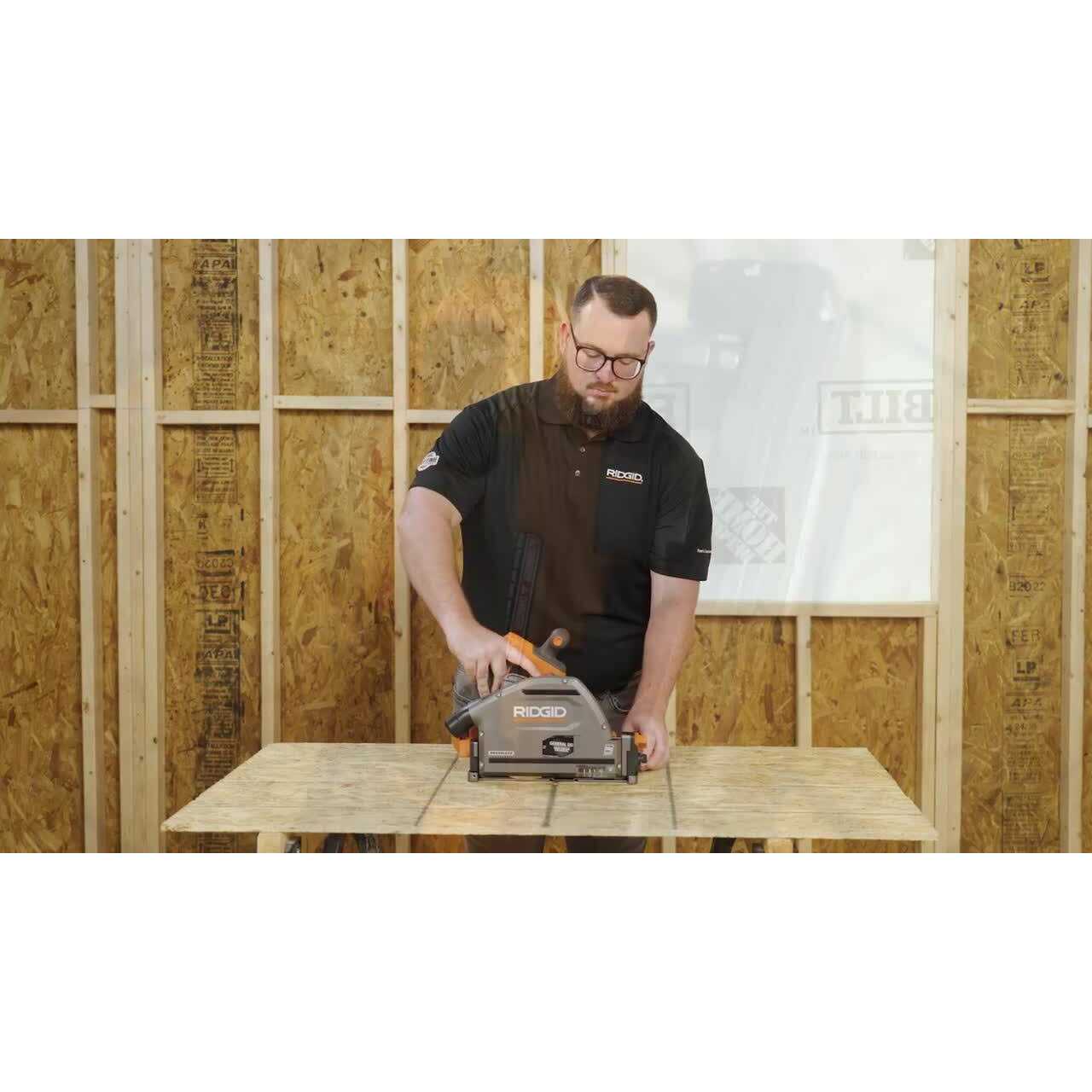 RIDGID 18V Brushless Cordless Track Saw Ah MAX Output Lithium-Ion Battery - Image 3