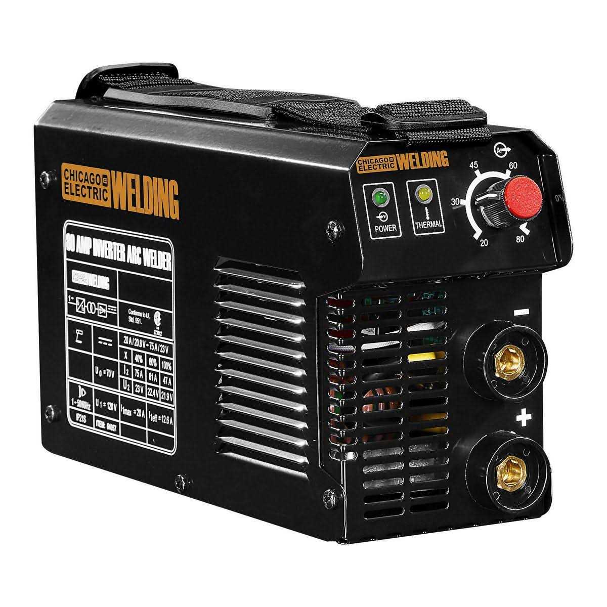 Chicago Electric 64057 80 Amp Inverter Arc Welder - Image 3