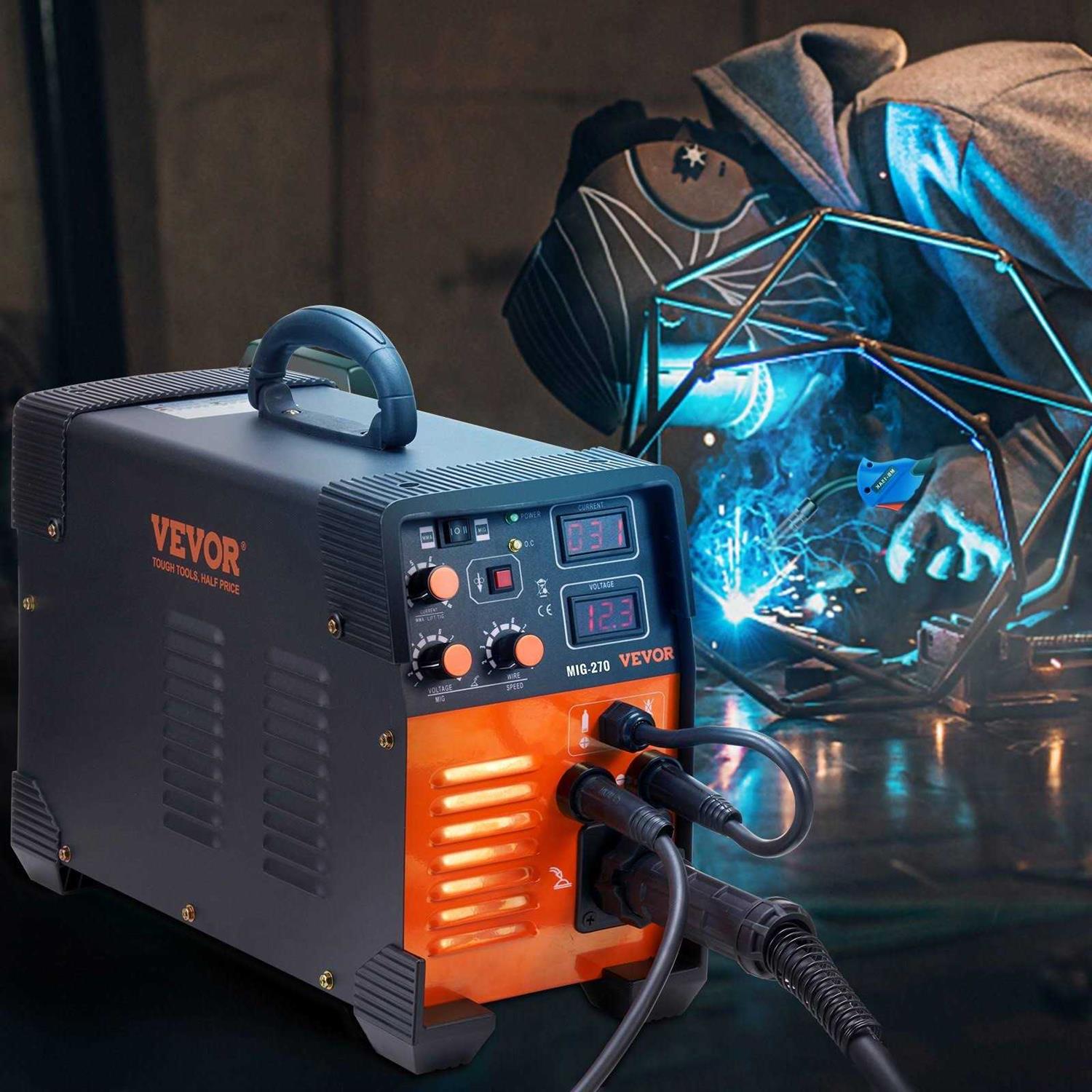 VEVOR MIG Welder Welding Machine 270A MIG MMA TIG 3 In 1 Welder Combo 110V/220V - Image 4